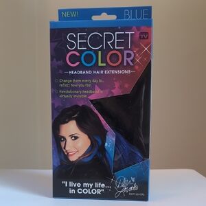 Blue Secret Color Headband Hair Extensions